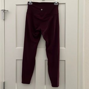 Lululemon align high rise pant 25” size 6